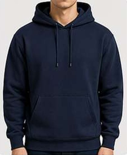 Model wearing a PC Fleece Hoodie