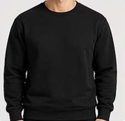 Model wearing a PC Fleece Sweatshirt