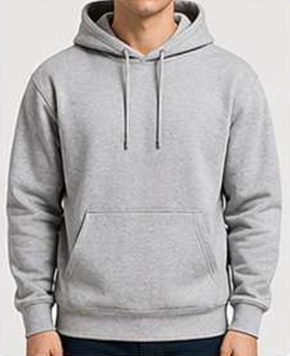 Model wearing a Spun Fleece Hoodie
