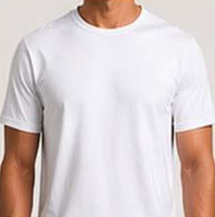 Model wearing a Spun Sinker t-shirt